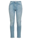 CITIZENS OF HUMANITY CITIZENS OF HUMANITY WOMAN JEANS BLUE SIZE 31 ORGANIC COTTON, RECYCLED ELASTANE