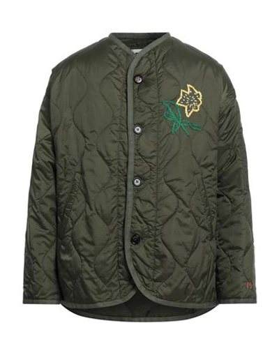 President's Man Jacket Military Green Size S Recycled Polyamide