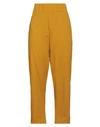 Alessio Bardelle Woman Pants Ocher Size S Cotton, Elastane In Yellow