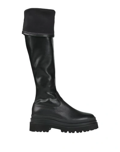 Lola Cruz Woman Knee Boots Black Size 10 Soft Leather