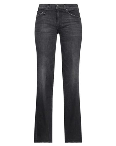 R13 Woman Jeans Black Size 30 Cotton, Polyester, Elastane