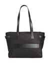 Piquadro Woman Shoulder Bag Black Size - Recycled Nylon, Bovine Leather