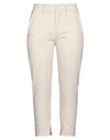 COLLECTION PRIVÈE COLLECTION PRIVĒE? WOMAN PANTS BEIGE SIZE 12 POLYESTER, VISCOSE, SYNTHETIC FIBERS