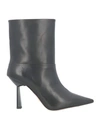 Lola Cruz Woman Ankle Boots Black Size 11 Soft Leather