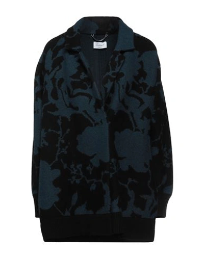 Ferragamo Woman Cardigan Deep Teal Size S Virgin Wool, Cashmere, Cotton In Green