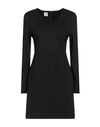 Eleonora Stasi Woman Mini Dress Black Size 8 Viscose, Nylon, Elastane