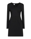 Eleonora Stasi Woman Mini Dress Black Size 10 Viscose, Nylon, Elastane