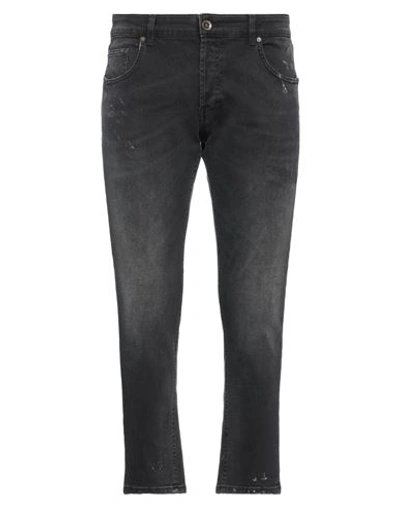 Gaelle Paris Gaëlle Paris Man Jeans Black Size 32 Cotton, Elastane