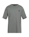 Giuseppe Zanotti Man T-shirt Grey Size 3xl Cotton