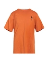 Giuseppe Zanotti Man T-shirt Orange Size 3xl Cotton