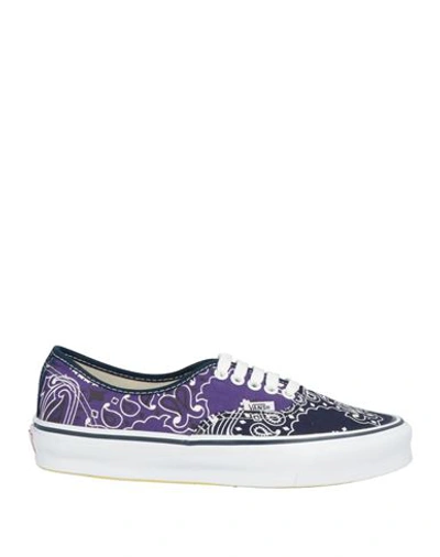 Vans Vault Woman Sneakers Midnight Blue Size 8.5 Textile Fibers