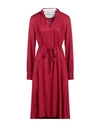 Le Sarte Pettegole Woman Midi Dress Garnet Size 10 Viscose In Red