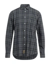 B.d.baggies B. D.baggies Man Shirt Grey Size Xl Cotton In Grey