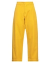 Labo.art Labo. Art Woman Pants Ocher Size 4 Cotton In Yellow