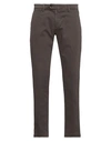 BRIGLIA 1949 BRIGLIA 1949 MAN PANTS COCOA SIZE 30 COTTON, ELASTANE