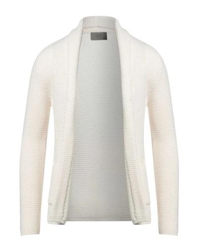 Altea Man Cardigan Ivory Size Xxl Wool, Acrylic In White