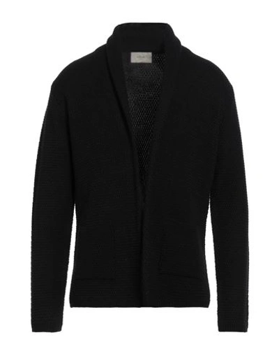 Altea Man Cardigan Black Size L Wool, Acrylic