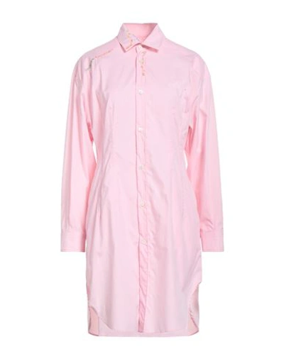 Marni Woman Short Dress Pink Size 4 Cotton