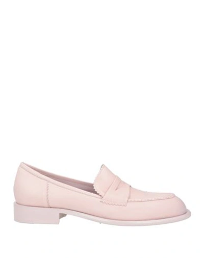 Pomme D'or Woman Loafers Light Pink Size 7.5 Soft Leather