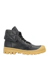 Baldinini Woman Ankle Boots Black Size 11 Soft Leather In Black