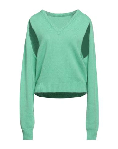 Ramael Woman Sweater Green Size M Recycled Cashmere, Recycled Wool