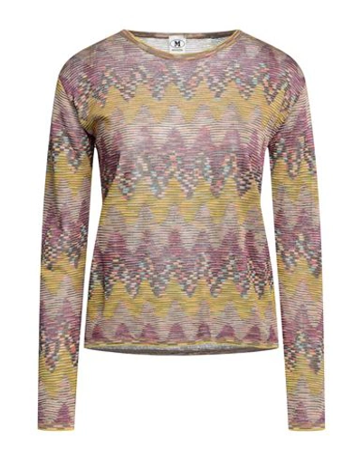 Missoni Woman Sweater Yellow Size L Viscose, Cotton, Wool, Polyamide