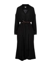 Momoní Woman Midi Dress Black Size 6 Viscose, Virgin Wool