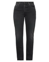 Haikure Woman Jeans Charcoal Size 32 Cotton, Recycled Cotton In Grey