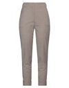 Peserico Woman Pants Dove Grey Size 2 Cotton, Elastane