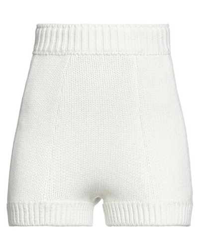 Dolce & Gabbana Woman Shorts & Bermuda Shorts Off White Size 8 Cashmere