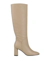 Bibi Lou Woman Knee Boots Beige Size 10 Soft Leather
