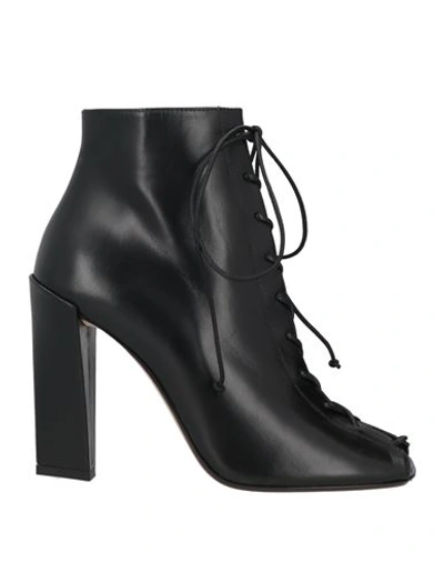 Victoria Beckham Woman Ankle Boots Black Size 11 Soft Leather