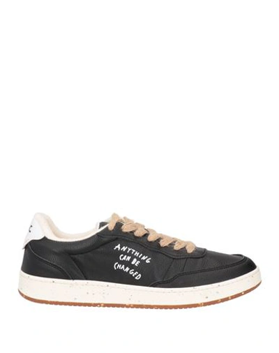 Acbc Man Sneakers Black Size 12 Textile Fibers In Black