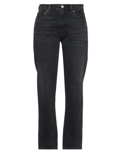 Agolde Woman Denim Pants Steel Grey Size 28 Organic Cotton, Elastane