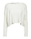 Kaos Woman Sweater Off White Size M Viscose, Polyester, Polyamide