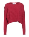 Kaos Woman Sweater Red Size M Viscose, Polyester, Polyamide In Red