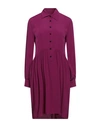 Mauro Grifoni Grifoni Woman Mini Dress Mauve Size 4 Acetate, Silk In Purple
