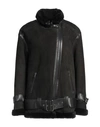 Arma Woman Coat Black Size 8 Soft Leather