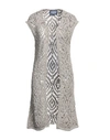 Elisa Cavaletti By Daniela Dallavalle Woman Cardigan Beige Size L Polyester, Polyamide, Viscose, Met In Beige