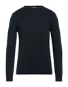 Bellwood Man Sweater Midnight Blue Size 36 Cotton, Cashmere In Navy Blue