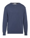Bellwood Man Sweater Slate Blue Size 44 Cotton, Cashmere