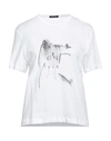 Ann Demeulemeester Woman T-shirt White Size M Cotton