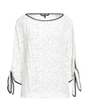 Armani Exchange Woman Blouse White Size M Viscose