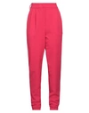 Manuel Ritz Woman Pants Magenta Size 4 Polyester, Elastane In Magenta