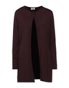 FERRAGAMO FERRAGAMO WOMAN CARDIGAN DEEP PURPLE SIZE L SILK, COTTON