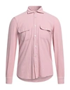 Finamore 1925 Man Shirt Pink Size M Cotton