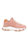 Hogan Sneaker Hyperactive In Nabuk Rosa Antico In Pink