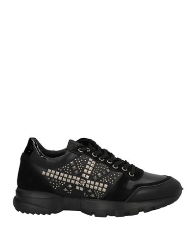 Richmond Woman Sneakers Black Size 10 Calfskin