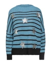 Kaos Woman Sweater Light Blue Size S Acrylic, Wool, Viscose, Alpaca Wool