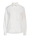 Le Sarte Pettegole Woman Shirt Ivory Size 8 Cotton, Viscose In White